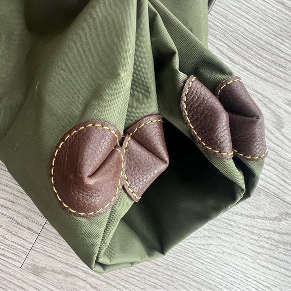 Longchamp Feather Le Pliage Modele Depose Limited Ed. Foldable Tote Bag France - Picture 5 of 5